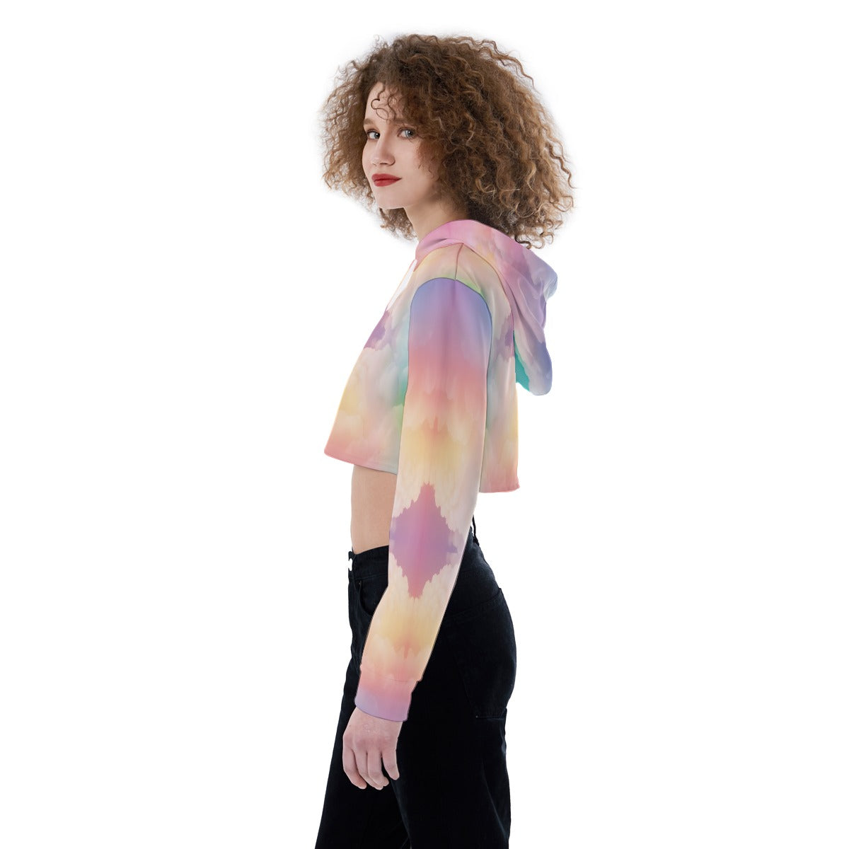 Women's Crop Top Hoodie