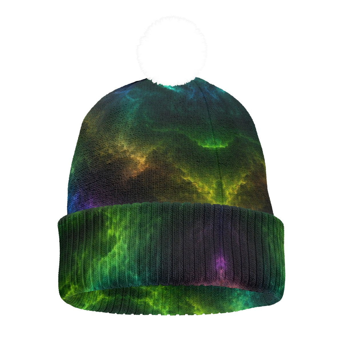 Knitted Hat With Pom-Pom