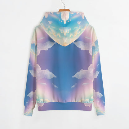 Unisex Circle Zip-up Hoodie|310GSM Cotton