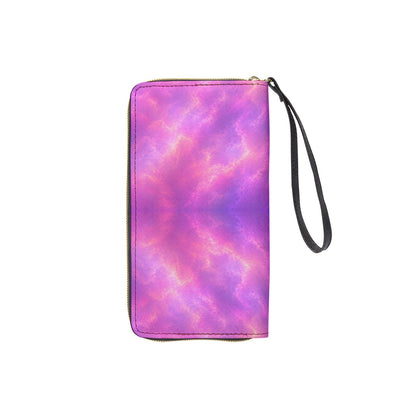 Long Wallet With Black Hand Strap