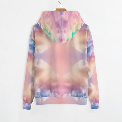 Unisex Circle Zip-up Hoodie|310GSM Cotton