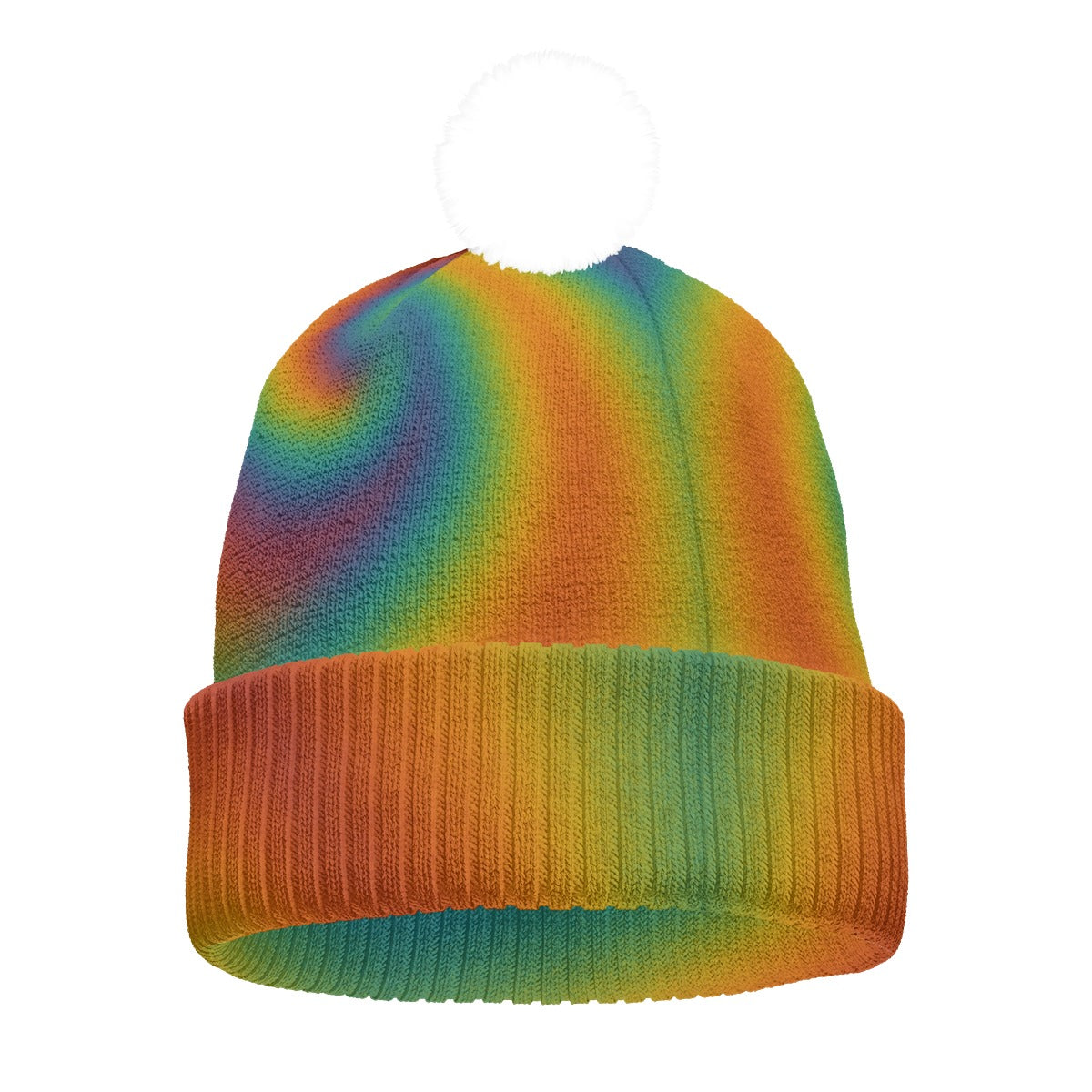 Unisex Knitted Hat With Pom-Pom