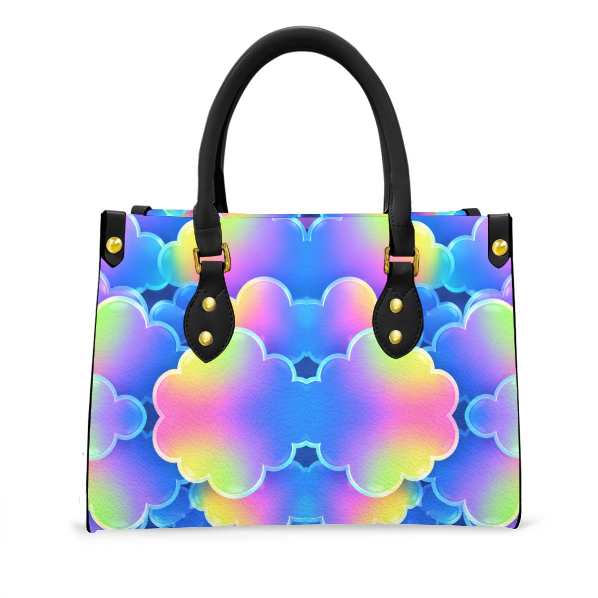 Women's Tote Bag With Black Handle