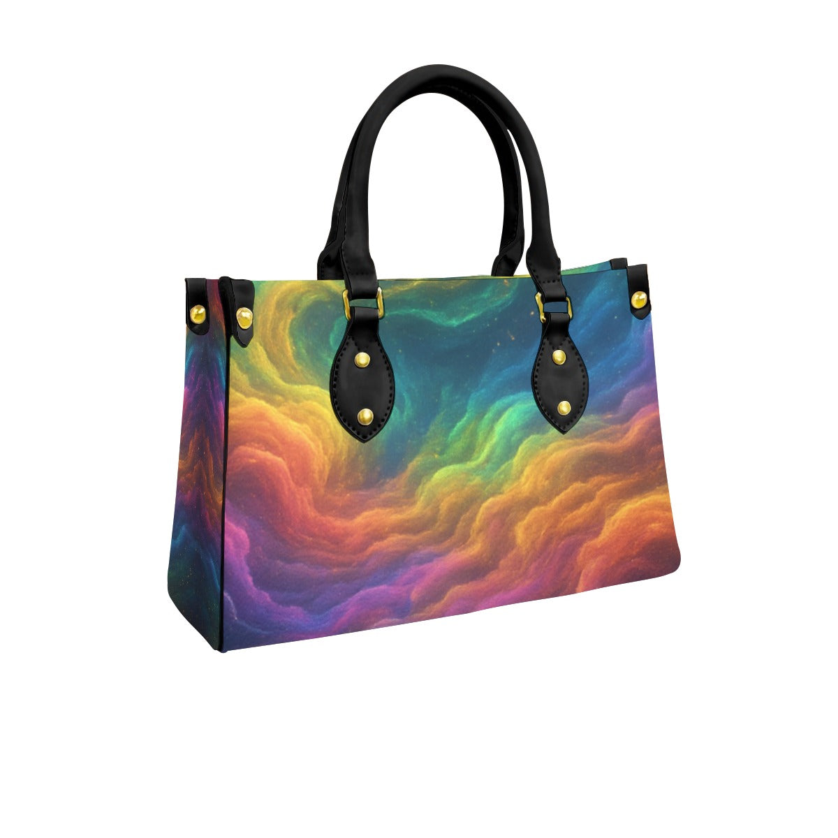 Women's Tote Bag With Black Handle