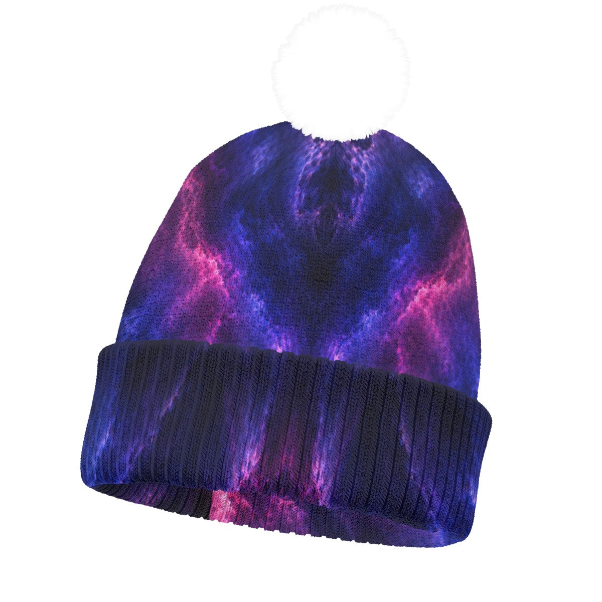 Knitted Hat With Pom-Pom
