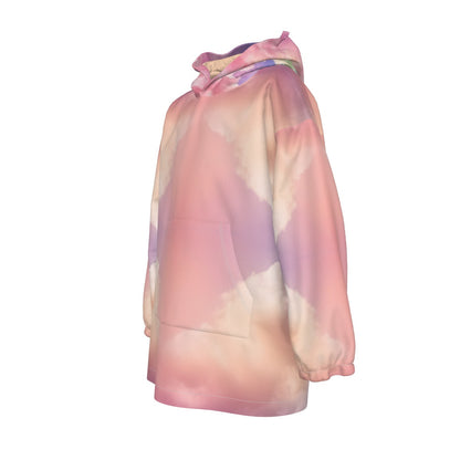 Unisex Kid's Sherpa Fleece Hoodie Blanket