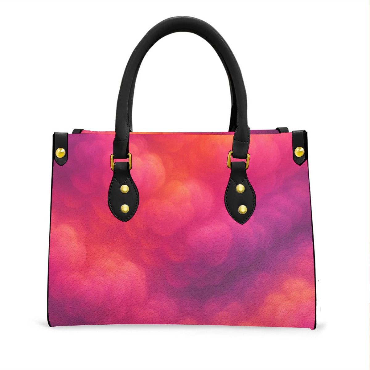 Women's Tote Bag With Black Handle