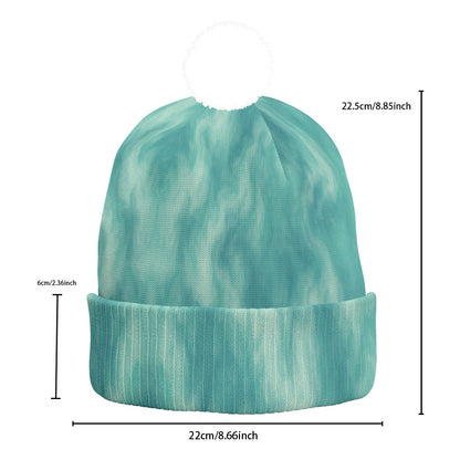 Unisex Knitted Hat With Pom-Pom