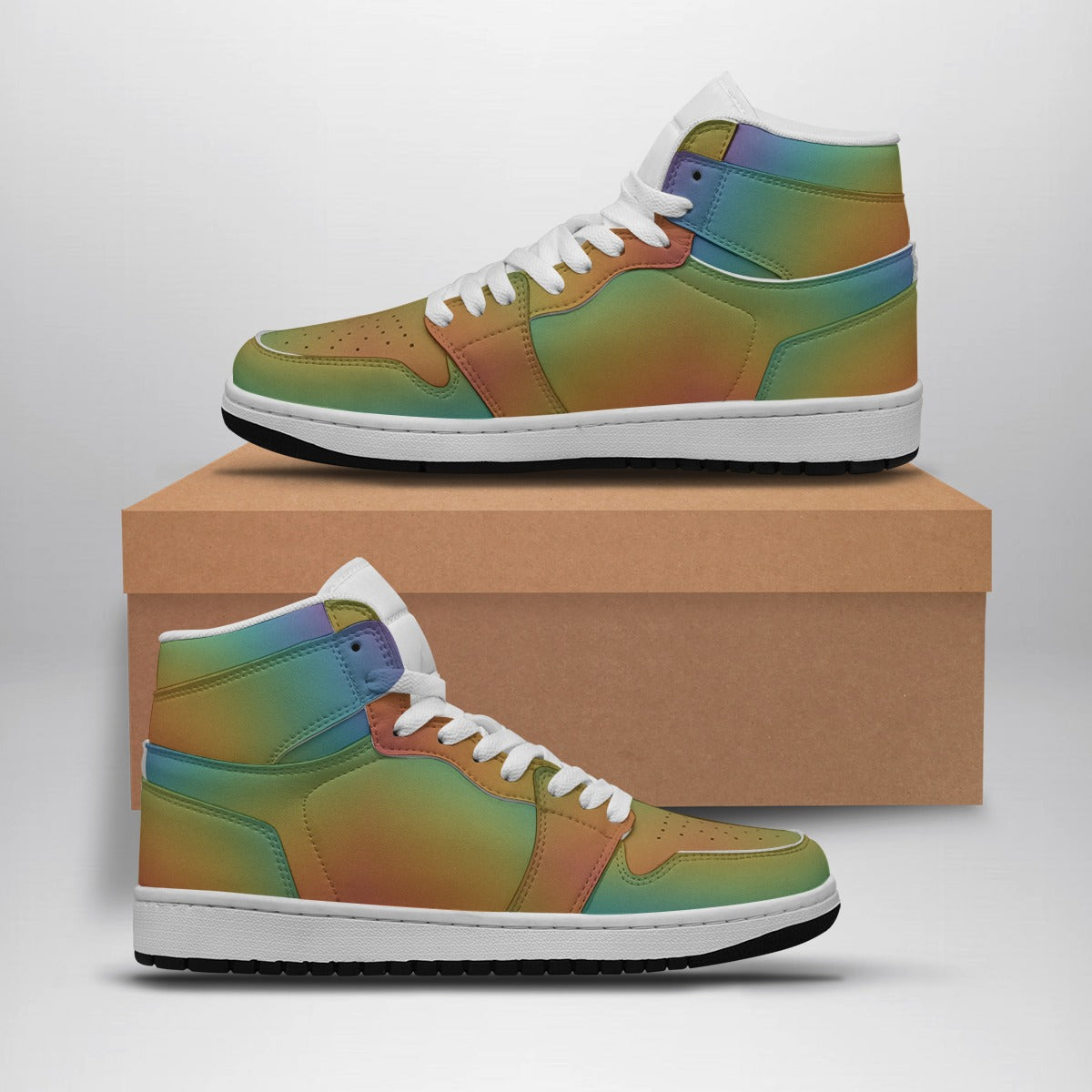 Women's Synthetic Leather Stitching Shoes