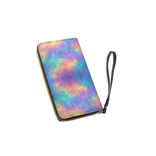 Long Wallet With Black Hand Strap