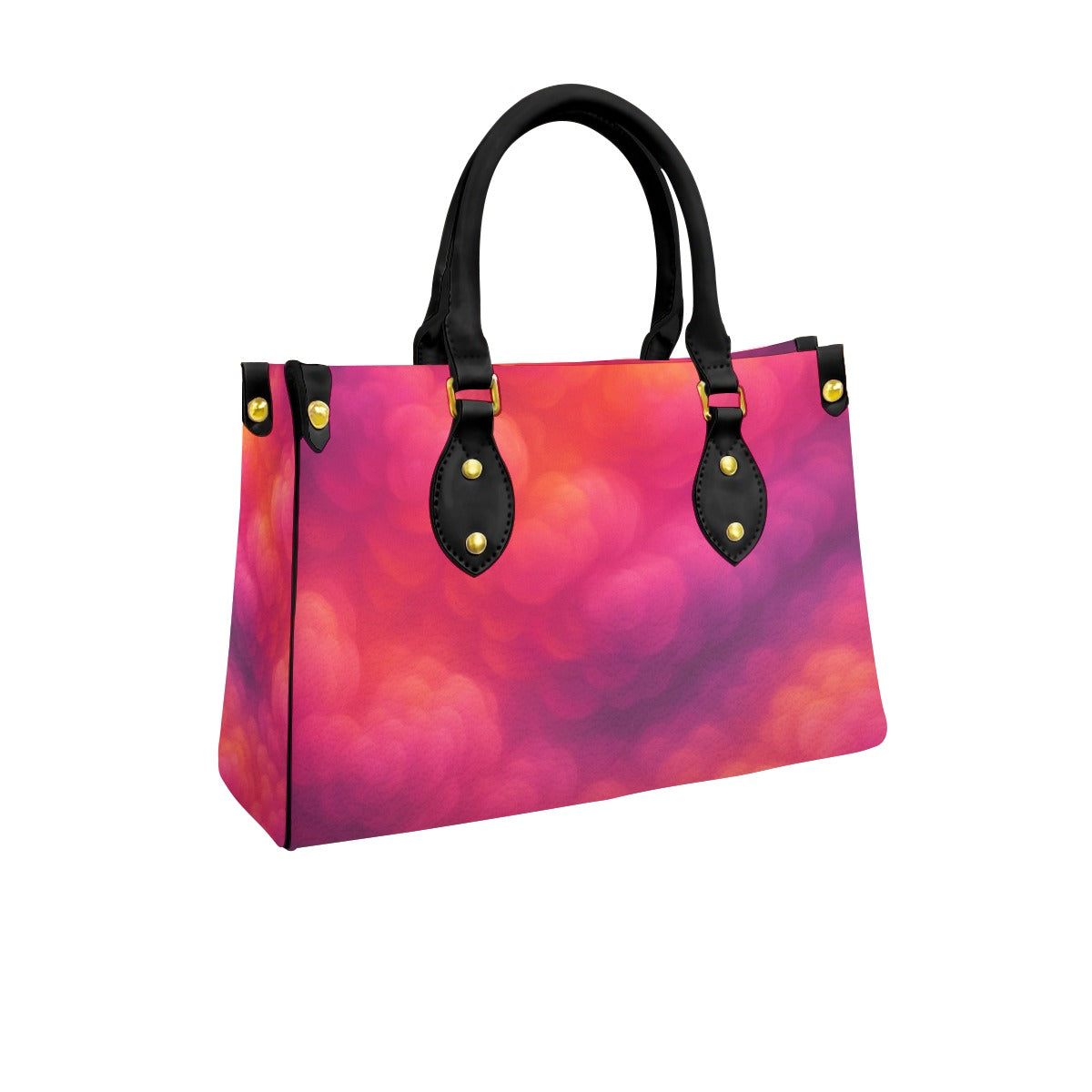 Women's Tote Bag With Black Handle