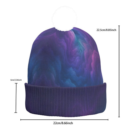 Unisex Knitted Hat With Pom-Pom