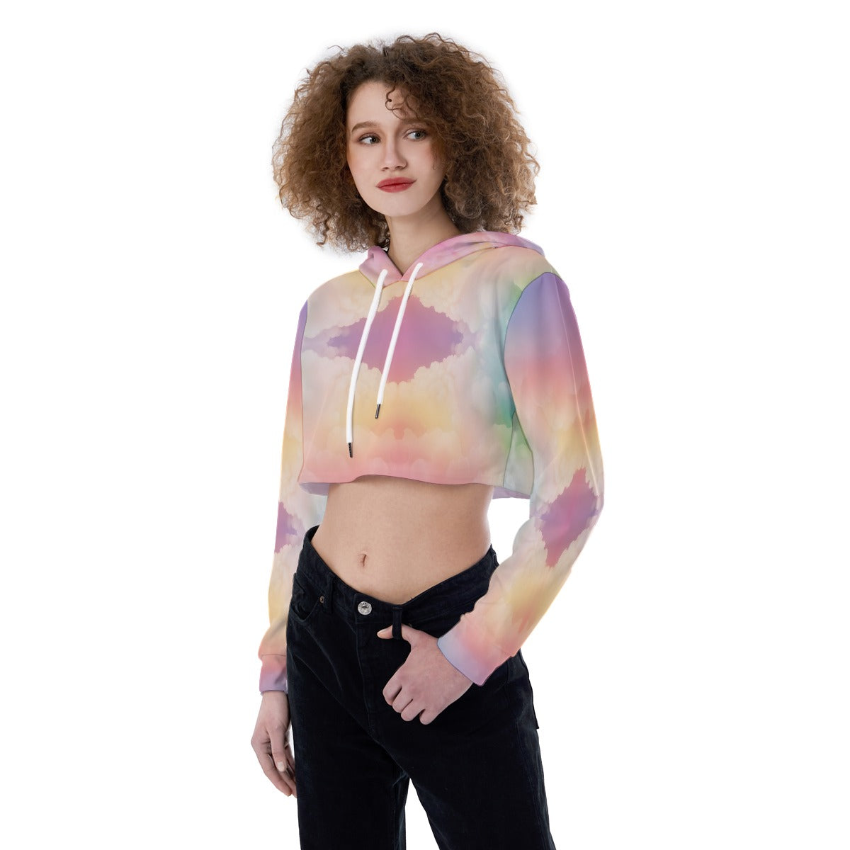 Women's Crop Top Hoodie