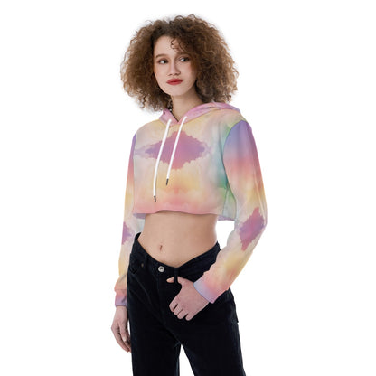 Women's Crop Top Hoodie