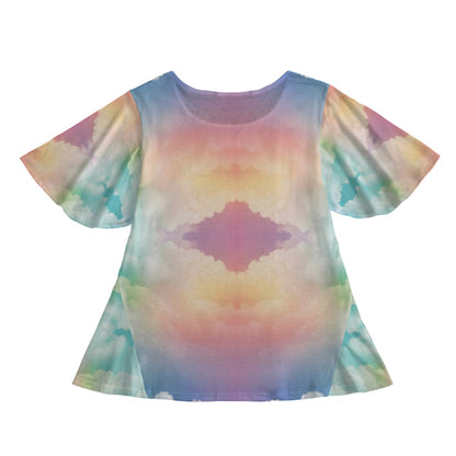 Women's Round Neck T-shirt With Short Sleeve