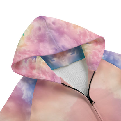 Unisex Kid's Zip Up Raglan Sleeve Hoodie | 310GSM Cotton