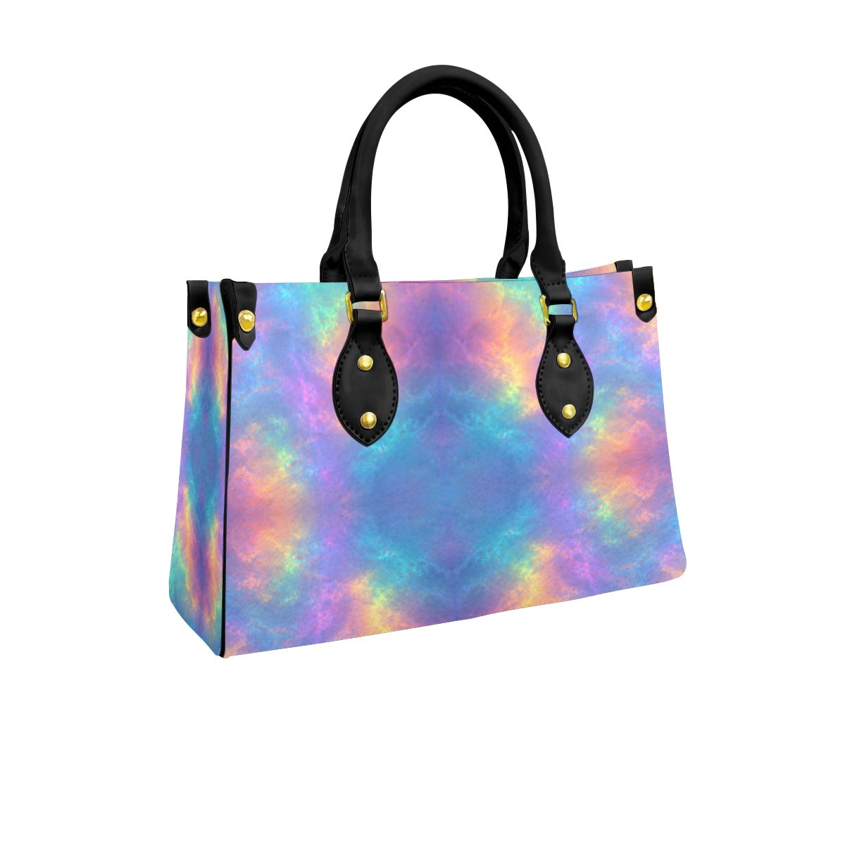 Women's Tote Bag With Black Handle
