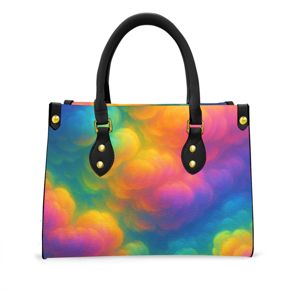 Women's Tote Bag With Black Handle